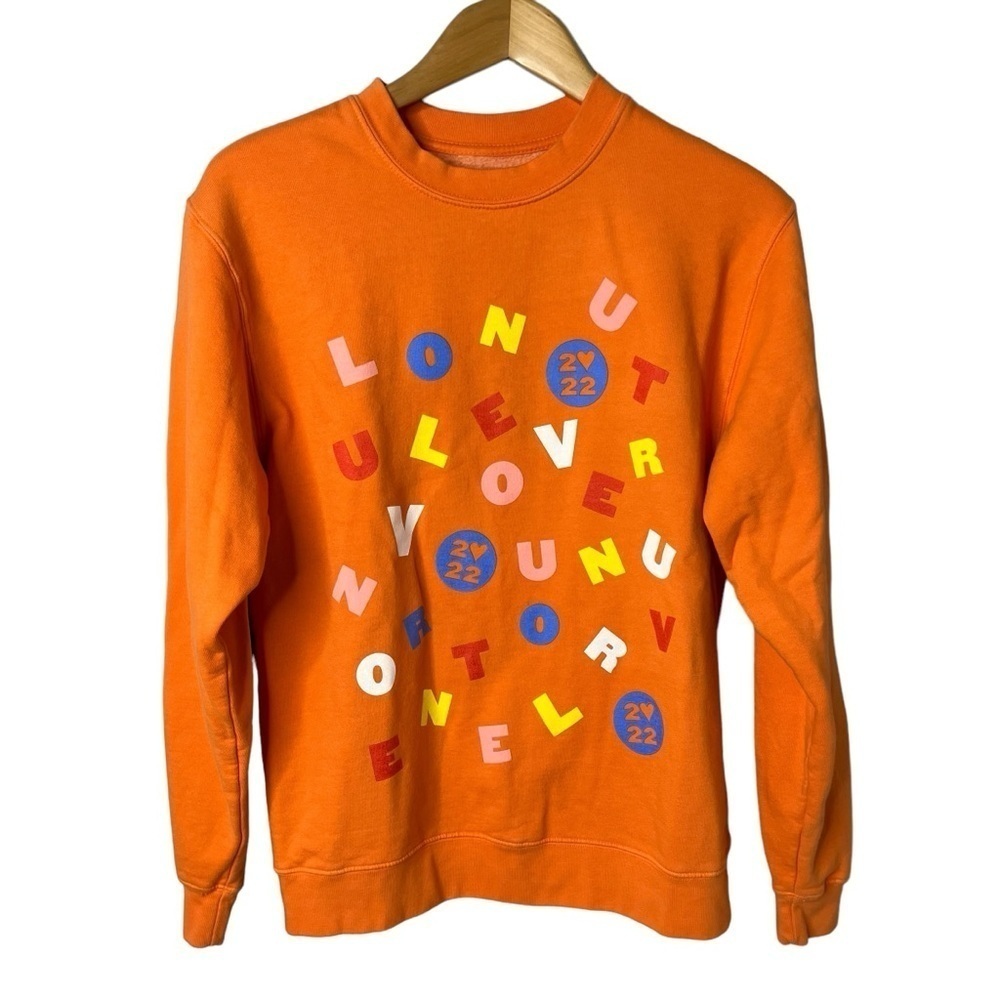 Harry Styles Love On Tour 2022 Orange Concert Sweatshirt Size Medium